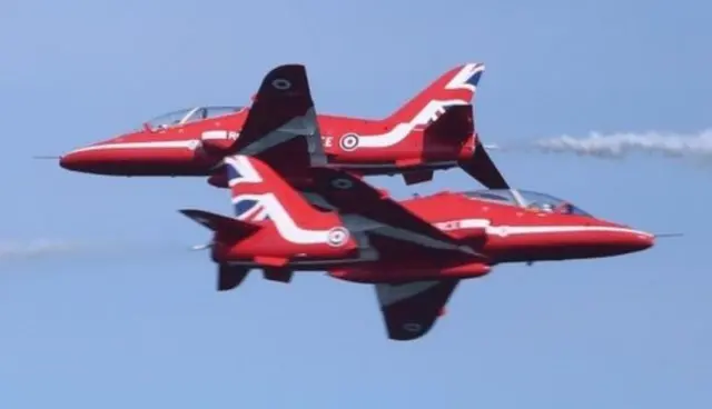 Red Arrows jets