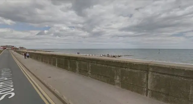 Hornsea sea front