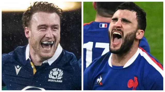 Stuart Hogg and Charles Ollivon