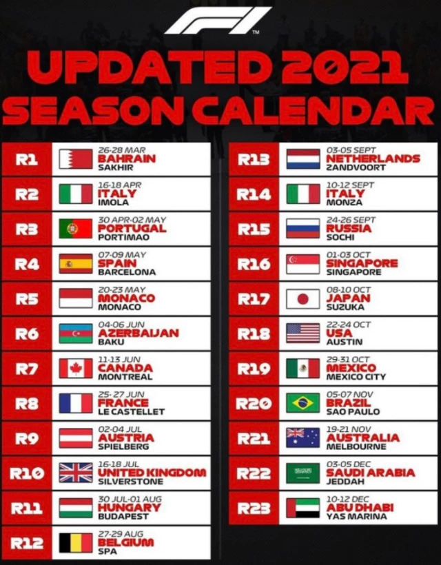 2021 calendar