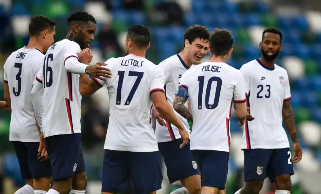 Christian Pulisic scores for USA