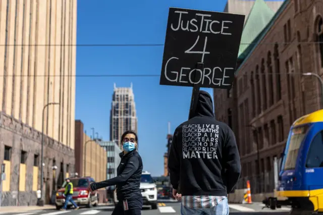 protests after Floyd's death