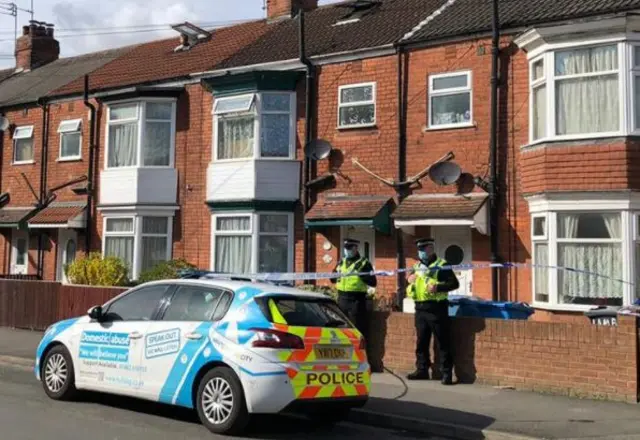 Police outside Lambert St house