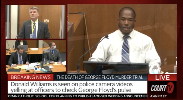 Donald Williams is now testifying