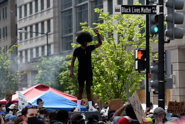 Black Lives Matter Plaza in Washington, DC