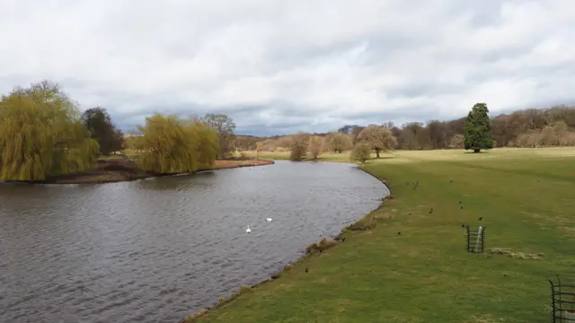 Yesterday's weather at Kedleston Hall