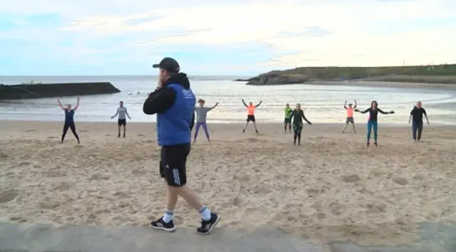 Ocean Fit bootcamp at Cullercoats