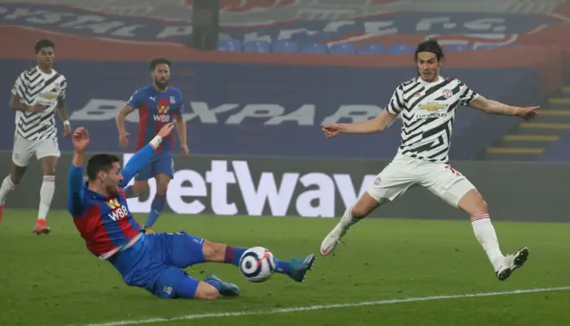 Man Utd's Edinson Cavani