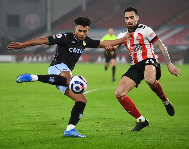 Aston Villa's Ollie Watkins