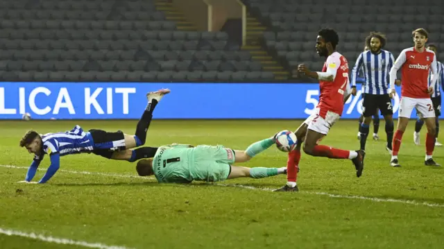 Rotherham own goal.