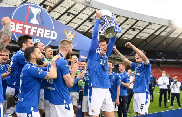 St Johnstone celebrate