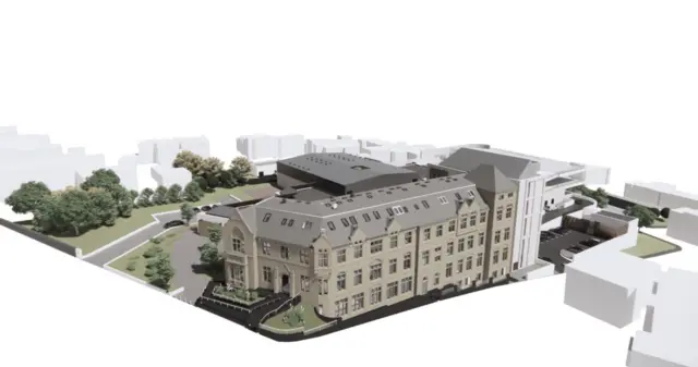 Artists' impression of new Dewsbury Police Station