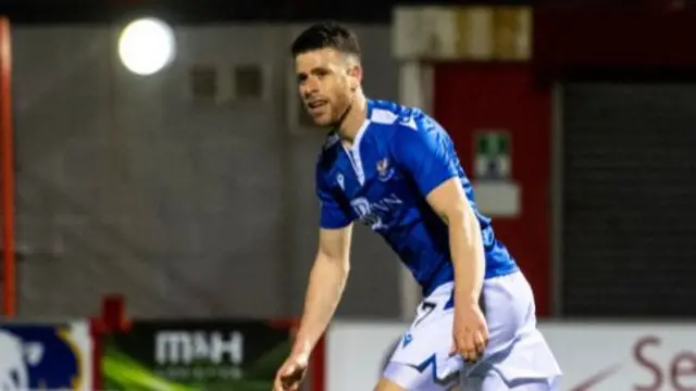 St Johnstone's Guy Melamed celebrates