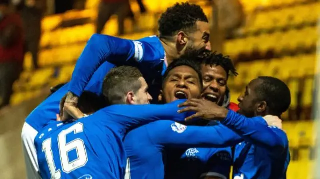 Rangers celebrate