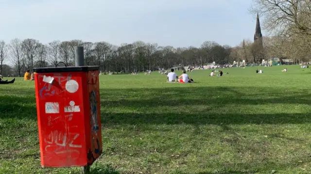 Litter at Woodhouse Moor Park has been cleared up