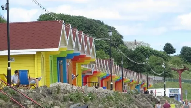 Scarborough beach huts