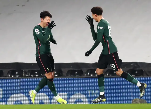 Tottenham's Dele Alli and Son Heung-Min