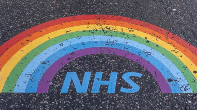 NHS rainbow