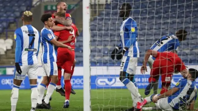 Huddersfield concede goal to Birmingham