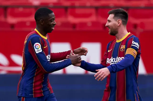 Lionel Messi, Ousmane Dembele