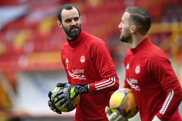 Aberdeen goalkeeper Joe Lewis