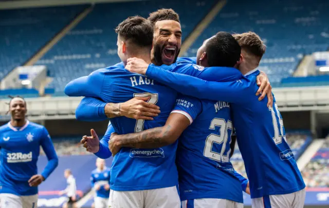 Rangers celebrate