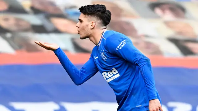 Ianis Hagis returns to the Rangers starting line-up today