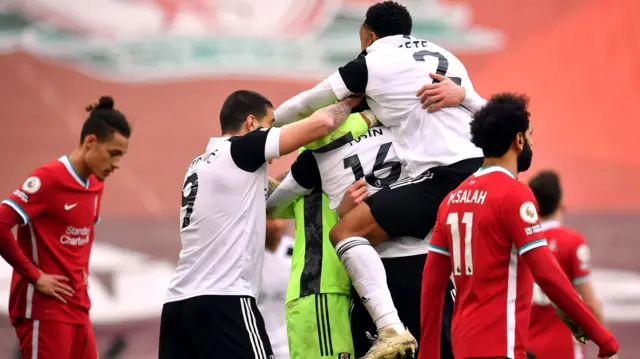 Fulham celebrate