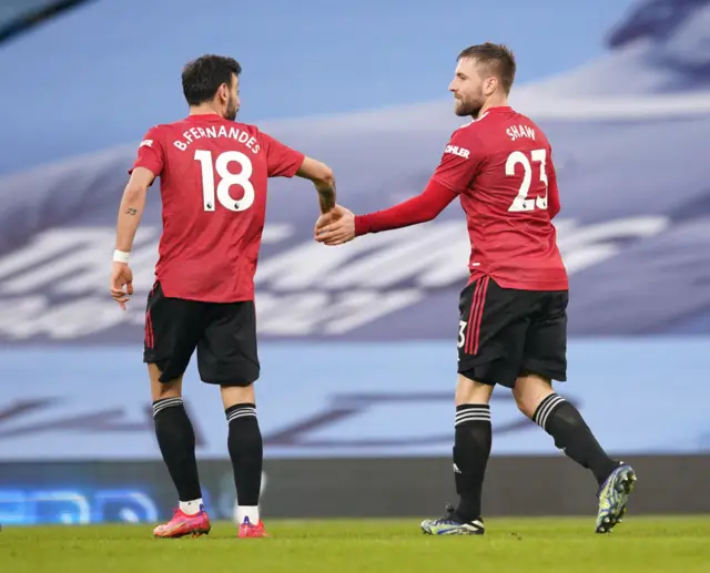 Bruno Fernandes & Luke Shaw