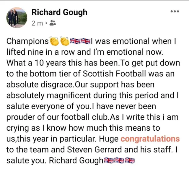 Richard Gough on Instagram