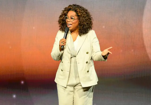 Oprah Winfrey speaks during Oprah's 2020 Vision: Your Life in Focus Tour presented by WW (Weight Watchers Reimagined) at Chase Center on February 22, 2020 in San Francisco, California