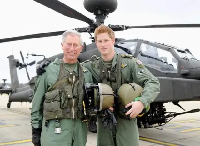 Prince Charles and Prince Harry