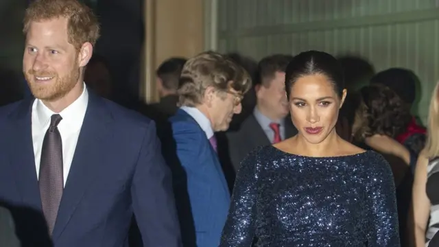 Prince Harry, Duke of Sussex and Meghan, Duchess of Sussex attend the Cirque du Soleil Premiere Of "TOTEM" at Royal Albert Hall on January 16, 2019 in London, England.