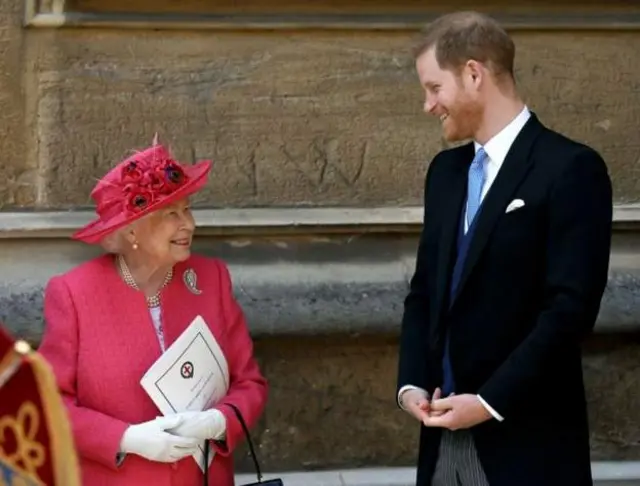 The Queen and Prince Harry