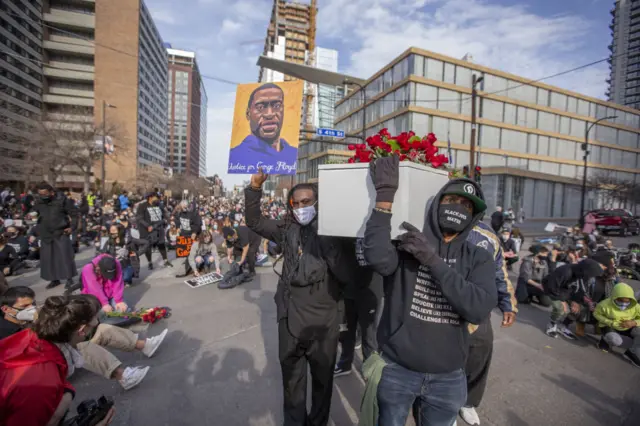 Protests in Minneapolis on Sunday