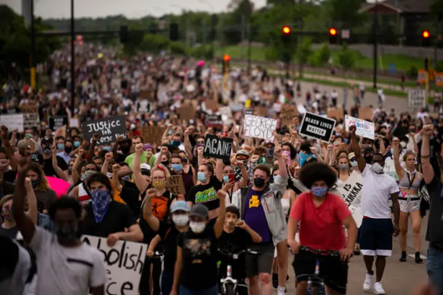 Minneapolis protesters