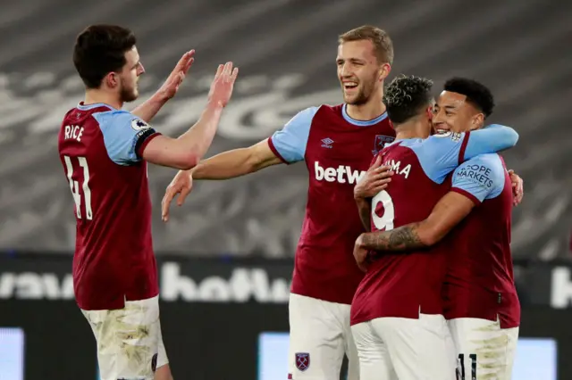 Jesse Lingard scores for West Ham