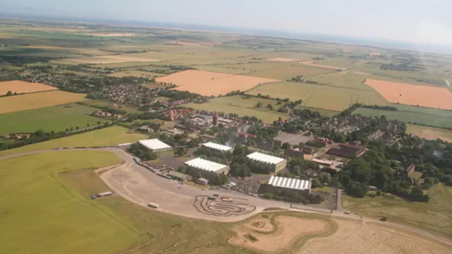 Former RAF airbase in Manby