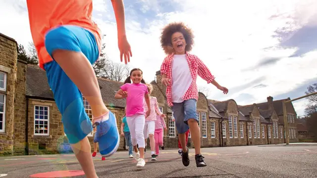 Kids in playground