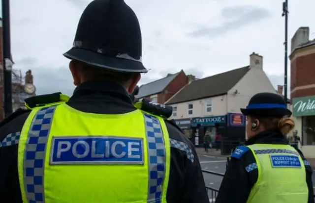 Northumbria Police officers