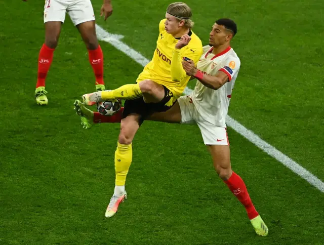 Borussia Dortmund's Erling Braut Haaland