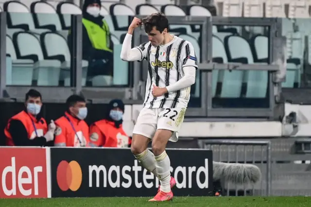 Federico Chiesa scores for Juventus