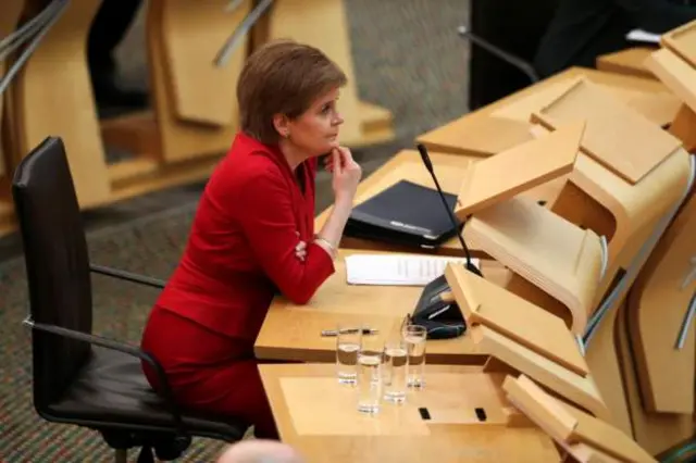 Nicola Sturgeon will update MSPs on any plans to progress out of lockdown