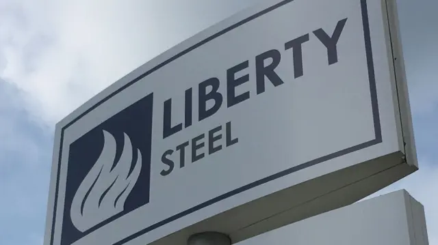 Liberty Steel sign