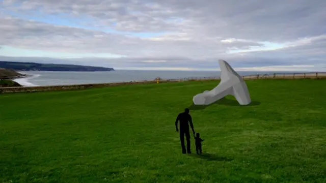 The dolos sculpture planned for Whitby Abbey Plain