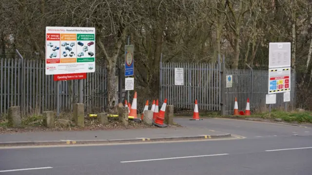 A refuse site on Blackstock Road