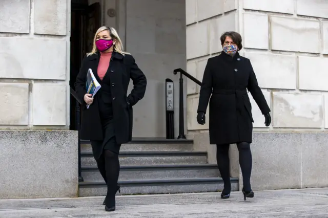 Michelle O'Neill and Arlene Foster