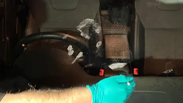 Fingerprints on car