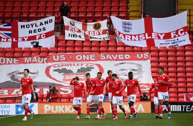 Barnsley celebrate