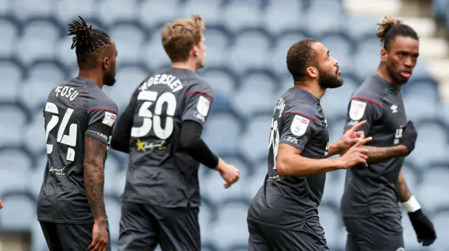 Brentford celebrate